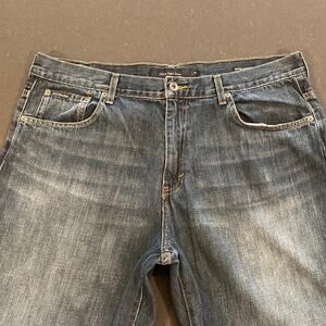 Calvin Klein Men’s RELAXED STRAIGHT Denim Distressed Jeans 38x30